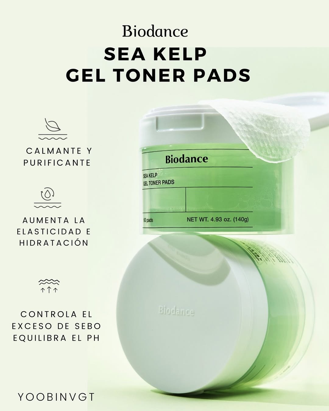 تونر پد ژلی بایودنس جلبک دریایی