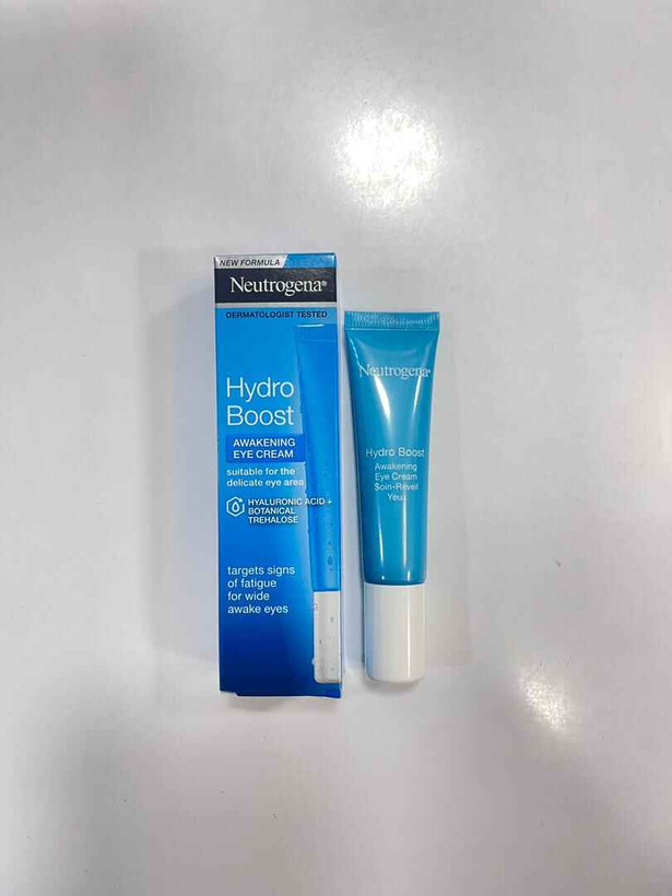 ژل کرم دور چشم نوتروژینا Neutrogena مدل هیدرو بوست Hydro Boost حجم 15 میل | آبرسان و روشن کننده