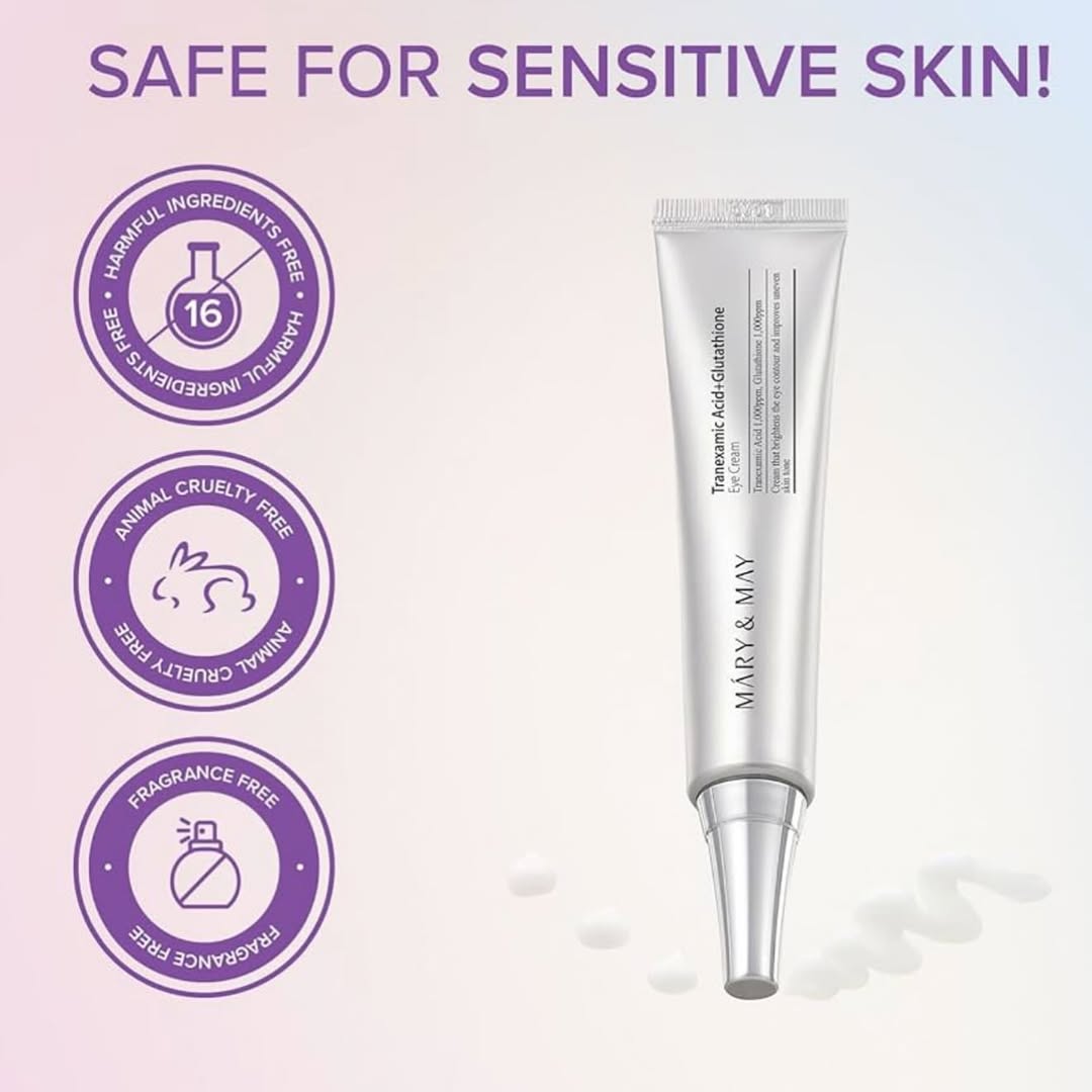کرم دور چشم ماری اند می ترانکسامیک اسید (TXA) گلوتاتیون